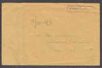 Finland Field Post Feldpost Cover 1943 Kenttäpostia Line Cancel Liutenant Dahlblom 5 Kpk 9482 To Helsinki - Militares