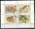 BULGARIA \ BULGARIE - 1989 -WWF - Protection De La Nature - Chauves-souris - PF Obl. - Bats