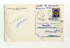 - FRANCE ALGERIE 1950/62 . AFFRANCHISSEMENT SIMPLE SUR CP DE 1954 POUR LA METROPOLE - Covers & Documents