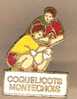 Pin´s RUGBY  Coquelicots Montechois . Montech 82700 - Rugby