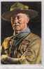 SCOUTISME:Carte De Lord Baden-Powell Non écrite.Couleur. - Scoutisme