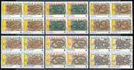 BULGARIA \ BULGARIE - 1989 - Faune - Serpentines - Bl. De 4** - Slangen