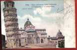 IT027 Pisa,Torre,Parte Posteriore Della Cattedrale,Capanile E Camposanto.Pioneer.Timbro Roma 1899 V. Parigi - Pisa