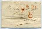 ESPAGNE LETTRE  POUR MADRID 1829 - ...-1850 Vorphilatelie