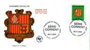 Enveloppe 1er Jour Andorre No 588 - 29/11/2003 - Série Courante - FDC