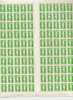 MARIANNE  DE BRIAT VERTE   + FEUILLE DE 100 TIMBRES A 2,20 FRANCS - Full Sheets