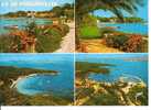 83.PORQUEROLLES : N° 0601 : CPM Multivues (4) écrite  Le Port, Plage D'argent, 3&4 Photo Aérienne/ B.E. - Porquerolles