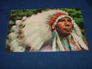 Indian Chief - Chef Indien  -  2 Scans - Native Americans
