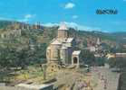 Georgia - Tbilisi - View Of Old Tbilisi, Metekhi Cathedral Postcard [P975] - Géorgie