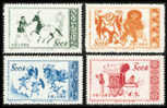 1953 CHINA S6 Great Motherland (3rd Set) : Dunhuang Murals 4V MNH - Nuovi