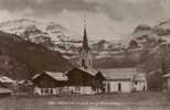 SUISSE - Carte Photo Bromure - EGLISE DE LA LENK ET LE WILDSTRUBEL - Lenk Im Simmental