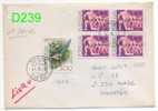 PORTUGAL # 1296 + 1329 X 4 - Used 1991 - Caixa # 8 - Brieven En Documenten