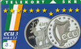 Denmark ECU EIRE * IRELAND  (3) PIECES ET MONNAIES MONNAIE COINS MONEY PRIVE 3.000 EX - Timbres & Monnaies