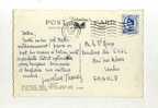 - GRANDE BRETAGNE 1952/71 . AFFRANCHISSEMENT SIMPLE SUR CP DE 1961  POUR LA FRANCE - Cartas & Documentos