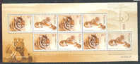 2004 CHINA SOUTH CHINA TIGER SHEETLET - Blocks & Kleinbögen