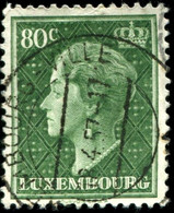 Pays : 286,04 (Luxembourg)  Yvert Et Tellier N° :   417 (o) - 1948-58 Charlotte Left-hand Side