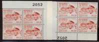 Greenland 1972 - Frederik IX - 60 øre + 10 øre In 2 Blocks Of 4 - Blocks & Sheetlets