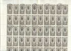 RUSLAND N° 902 IN BLOK VAN 50 ZEGELS  1943/44  GESTEMPELD - Used Stamps