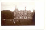 Echte Foto Fotokaart Carte Photo Vraie Animée Dongelberg Chateau - Geldenaken