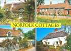 Britain United Kingdom - Norfolk Cottages Postcard [P1042] - Other & Unclassified