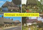 Britain United Kingdom - Picturesque Sussex Cottages Postcard [P1043] - Other & Unclassified