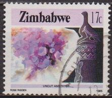 Minéraux - ZIMBABWE - Améthyste - N° 92 - 1985 - Zimbabwe (1980-...)