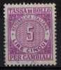 1957 / 62  - TASSA DI BOLLO PER CAMBIALI - LIRE  5  - Fil. Stella - Steuermarken