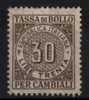 1957 / 62  - TASSA DI BOLLO PER CAMBIALI - LIRE  30  - Fil. Stella - Revenue Stamps