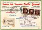MORCIANO DI ROMAGNA  20.05.1935 - Card Cartolina - " Stab. Tipografico Emilio Gaspari "   Firma - Reklame