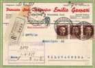 MORCIANO DI ROMAGNA  28.05.1935 - Card Cartolina - " Stab. Tipografico Emilio Gaspari "   Firma - Reclame