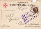NAPOLI  26.10.1933 - Card Cartolina - " DISINFETTANTI Giuseppe Dozza "   Firma - Publicity