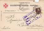 NAPOLI  26.10.1933 - Card Cartolina - " DISINFETTANTI Giuseppe Dozza "   Firma - Reklame