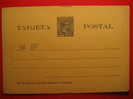 Nº5 2c Peso Tarjeta Entero Postal Stationery Postcard Puerto Rico - Porto Rico