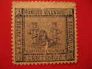 5 Centimos Franqueo Voluntario A La Patria Española Ilustracion Filatelica Leon Lion Viñeta Poster Stamp Label Filipinas - Philipines