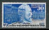 GERMANY AMERICAN/BRITISH ZONE - 1949 UPU - V1448 - Ongebruikt