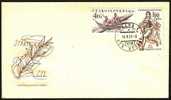 ROWING CANOTTAGGIO CECOSLOVACCHIA PRAGA 1961 - SPORTS ISSUE - FDC - Canottaggio