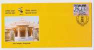 India-special Cover-2007--religion -Jain Temple, Nalgonda, Dolphin Logo, Gandhi, Rock - Delfine