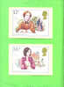 PHQ44 1980 Victorian Women Novelists - Set Of 4 Mint - Tarjetas PHQ