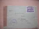 17/985   LETTRE CENSURE  POUR USA - Storia Postale