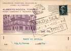 TORINO   31.01.1936   -  Card Cartolina -   " Orologeria ALBERTO ROCCA   "  -  FIRMA - Reklame