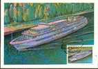 RUSSIE CARTE MAXIMUM NUM.YVERT 4825 BATEAUX FLUVIAUX - Maximum Cards