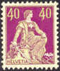 Switzerland #138 SUPERB Mint Hinged 40c From 1925 - Nuovi