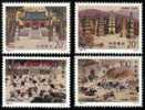 1995 CHINA 1995-14 1500 ANNI OF SHAOLIN TEMPLE 4V STAMP - Ongebruikt