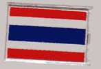ECUSSON - DRAPEAU THAÎLANDE - SOUS PLASTIQUE - Vlaggen