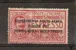 1917 REGNO POSTA AEREA ROMA TORINO MH * - R314 - Airmail