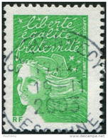 Pays : 189,07 (France : 5e République)  Yvert Et Tellier N° : 3535 A (o) - 1997-2004 Marianne Of July 14th