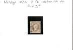 NORVEGE / N° 3 OBL 2 PLI COTE 100 - Used Stamps