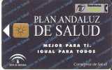 CP-131 PLAN ANDALUZ DE SALUD DE FECHA 9/98 Y TIRADA 268000 - Commémoratives Publicitaires