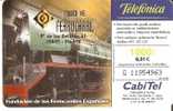 CP-168 TARJETA TREN MUSEO DEL FERROCARRIL DE TIRAJE 250000 - Commemorative Advertisment