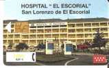 CP-174/a TARJETA HOSPITAL EL ESCORIAL DE TIRADA 100100  (CHIP NEGRO) - Conmemorativas Y Publicitarias